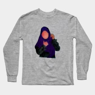 Hijabi - Muslimah - Hijab Hand drawn - Hijab Girl Long Sleeve T-Shirt